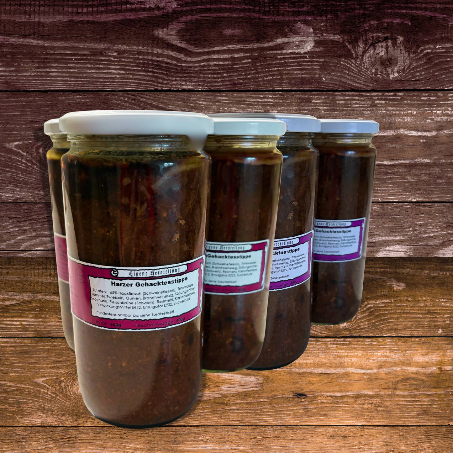 Harzer Gehacktes Stippe im Glas