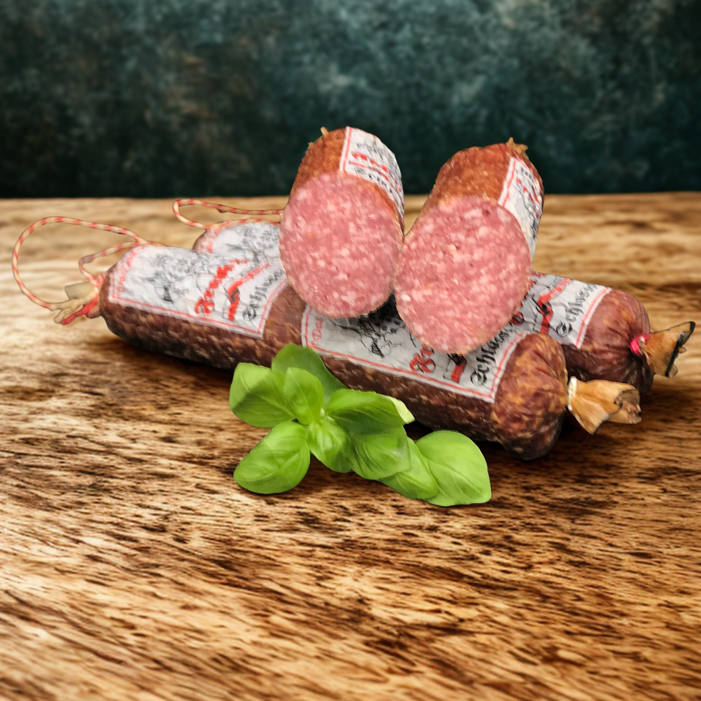 Schloss-Salami mit Haselnüssen 🏰🌰mit Ostermotiv
