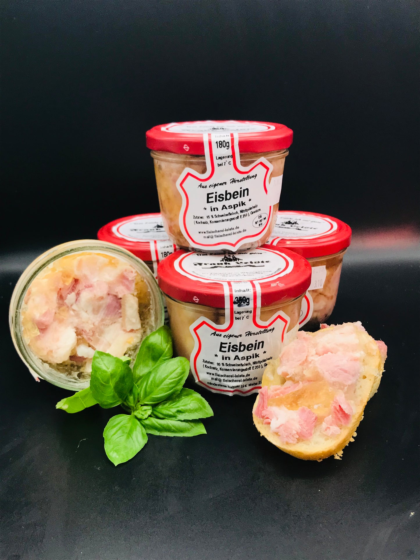 Eisbein in Aspik im Glas (180 g) 🥩✨