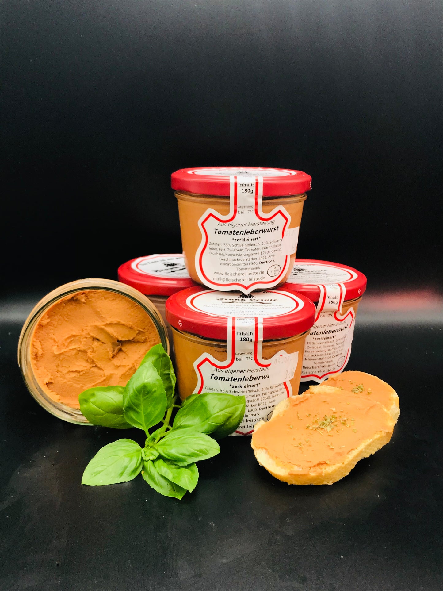 Tomatenleberwurst im Glas – Fruchtig & Fein 180g