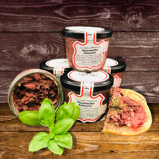 Hausmacher Rotwurst im Glas – Kräftig & Traditionell