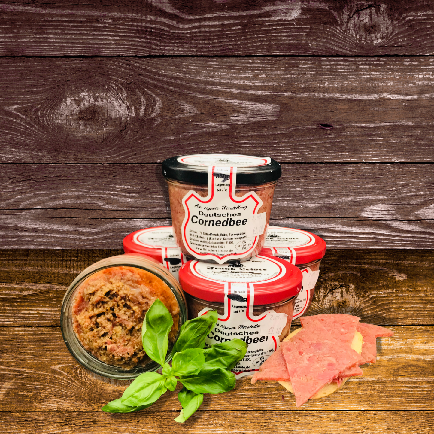 3er Set Deutsches Corned Beef im Glas – Herzhaft & Zart 180g