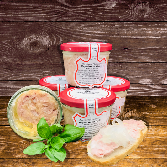 Harzer Hackels im Glas – Würzig & Pikant