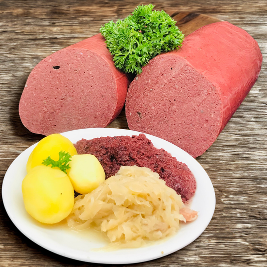Harzer Grützwurst im Darm – Kräftig & Deftig