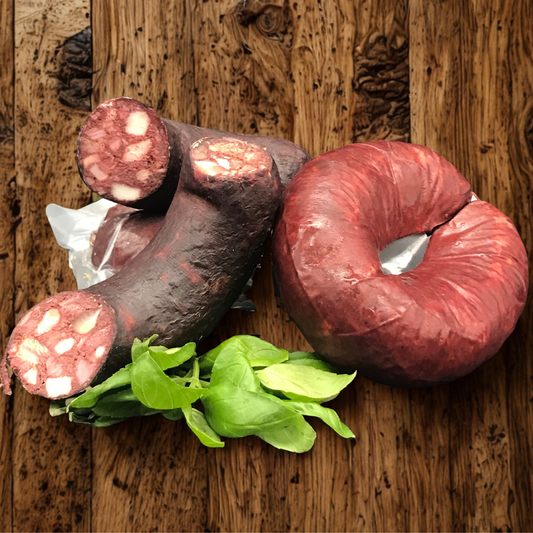 Hausmacher Rotwurst im Kranzdarm (ca. 350 g) 🐷