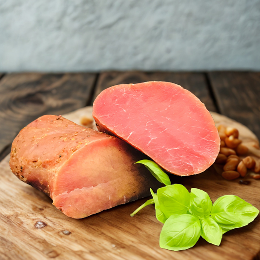 Festtagsschinken (Mild gepökelt & geräuchert) ca 350g im Netz