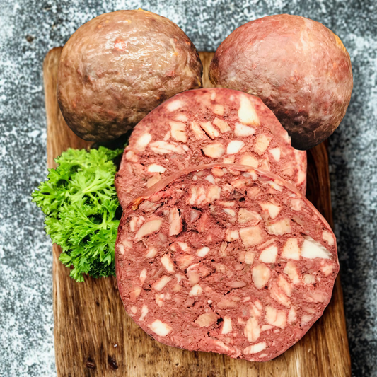 Wernigeröder Schlosskugel – Hausmacher Rotwurst in der Schweineblase (ca. 900g)