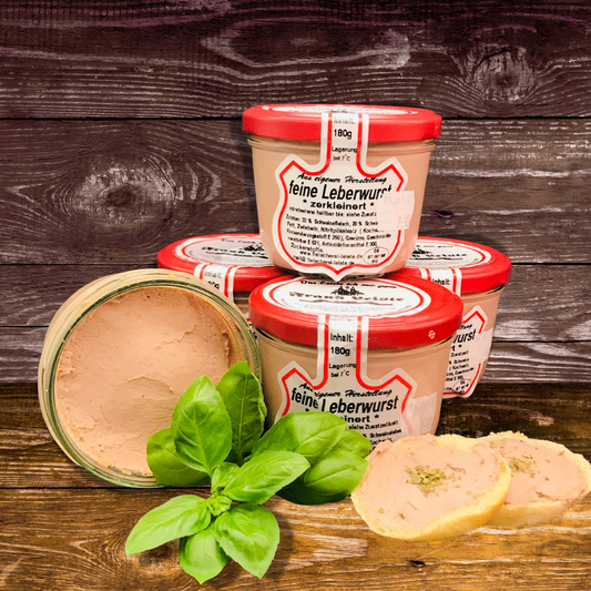 Feine Leberwurst im Glas – Mild & Cremig 180g