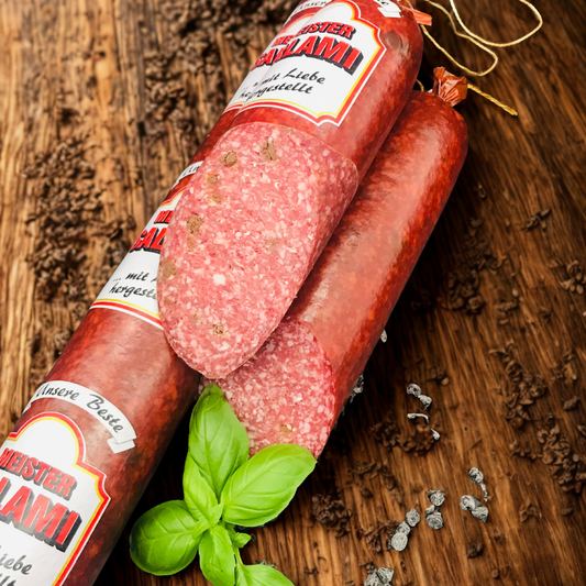 Eisenbahnsalami mit Kakao & Haselnüssen – Würzig, Knusprig & Süß